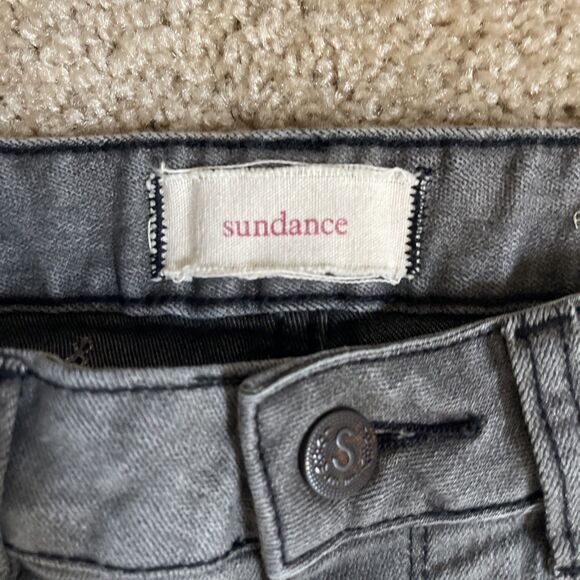 Sundance Catalog Primrose Party Jeans Size 28 Gray Wash Sequin Embellishments - Picture 2 of 10